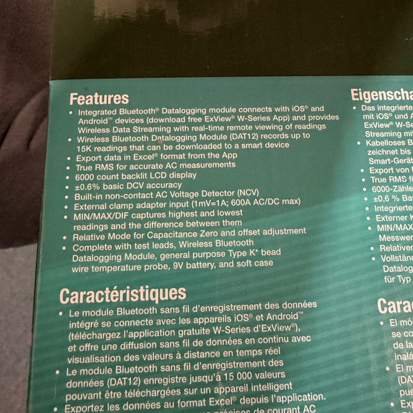 Extech Wireless True RMS Multimeter - Picture 3 of 3